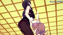 Sagiri, Setsuko, and Excellen in intense lesbian play 😍