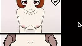 Girl in the Wall Ep 2! Curvy 3D Anime Babe Takes Monster Cock Creampie