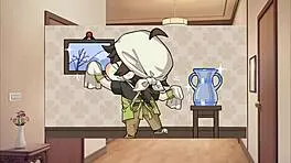 Summer Clover Harem Hentai Ep 6: Big Blonde Step Sister Rides My Giant Cock At Night