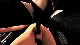 Wife And Teen In BDSM Cage Sex Animation