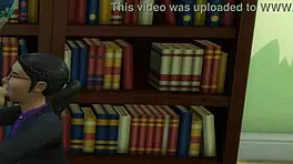 i watch the teacher give a deepthroat blowjob in her office