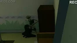 i watch the teacher give a deepthroat blowjob in her office