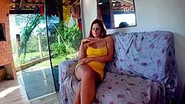 Hot step sister sucks and titfuck me until takes cum to swallow