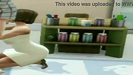 brunette teen deepthroats her teacher's big cock during lunch break, sucking it hard and enjoying the old-young action