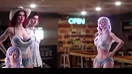 yo, stepmother and step aunty getting wild at the bar in 3d hentai! 😜