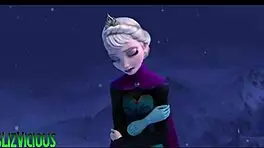 liz vicious sings haters song in frozen animated