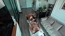 Session With The Massage Therapist Ended In Fuck And Huge Cumshot Happy End