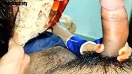 hot asian mature teen giving me a wild blowjob