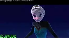 liz vicious sings haters song in frozen animated
