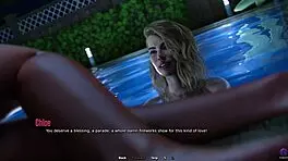 Milf step aunty shows innocent stepson wild tricks. 3D hentai porn from Santa County rocks!