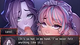 Harem in Another World Hentai Game Ep 19: Ghost and Maid Double Contest