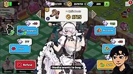 Waifu shop domination with massage and sex toys!