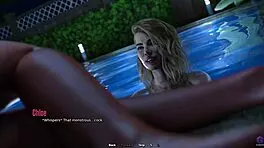 Milf step aunty shows innocent stepson wild tricks. 3D hentai porn from Santa County rocks!