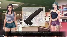 Intense anime hentai double anal assfucking with submissive black slut