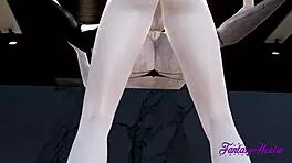 A2 Receives Intense Multicreampie in Nier Automata