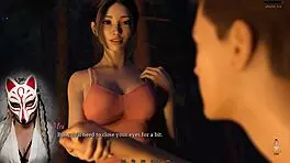 just saw this shy asian college girl dive into outdoor games