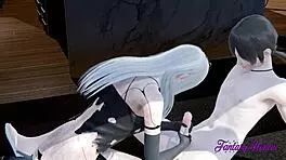 A2 Receives Intense Multicreampie in Nier Automata