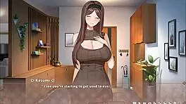 yo, summer clover hentai game ep 10, cum twice on cute brunette face! 😜