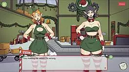 claus secret surprise xmas hentai game ep 2, christmas factory now making sextoy