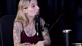 beautiful blonde naty varga turns hot sex videos after modeling with sheer red lingerie