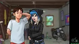 summertime saga episode 87 plan for busty odette to catch little redhead grace