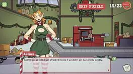 claus secret surprise xmas hentai game ep 2, christmas factory now making sextoy