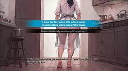 taboo hentai game ep 5, stepmom deepthroats while roomate watches, crazy!