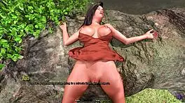 big ass stepsister tries anal sex for the first time with her stepbrother in this 3d hentai animated porn from life in santa county