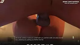 big tits redhead teen in glasses gets her tight pussy fucked and creampied by big cock in taboo university steam game 3d animated hentai part 6