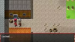 In this hentai game episode, the gym workout exposes her pussy in the harem world.