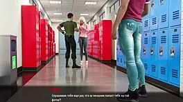 Just hanging out with a milf friend in public, watching her take a monster cock. Sunville part 8 is wild!