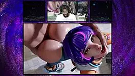 i'm watching tasty ass juno getting fucked doggystyle while bald pussy tracer squeezes out cum and lightning rides that cock