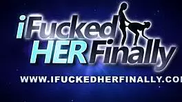 i fucked her finally - lovers banging all day in bed with shaved bodies