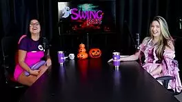 Raphaela Savanah in Sheer Red Halloween Fetish