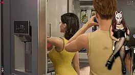 ms denvers plays a sexy porn game as a gamergirl