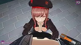 Hey, check out Rapi giving an insane POV blowjob in 3D.