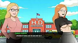 Student caught fucking in class parody