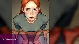 Horny Wife Masturbates on Video Call with Lover in 3D Hentai - Mila AI