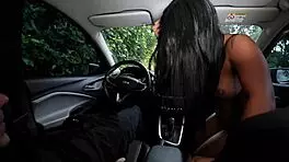 yo, young camila henao’s hidden life got her in a car for rough action part 2 with jean paul