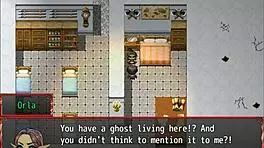 In a hentai game, petite princess faces giant cock in episode 22.