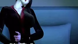 3d big boobs slut betrays with young 18+ huge cock