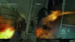 hot halloween party with teen girls flashing thongs, panties, and naked bodies