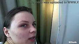 couldn't resist cumming inside my stepsister's tight pussy with that monster cock