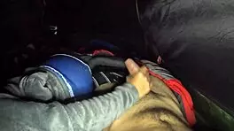 Camping trip turns wild with my curvy stepsister inside the tent