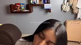 I fucked the cute Colombian student doggystyle in the motel after class, came inside, and she got angry.