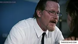 Old Man Fucking Big Tits Brunette Doggystyle Bent Over