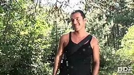 pink shaved teen 18+ pussy licked and fucked outdoors wow!