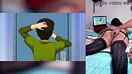 Wow, that exotic babe's big ass and cum on tits are so hot! 😍