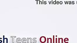 British 18-year-old student in uniform teased and edged with a wand by her strict teacher.