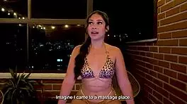 colombian teen fucks masseuse in jacuzzi and swallows cum 😍